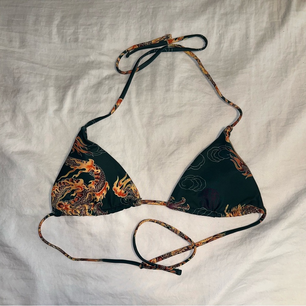 Dark Green Bikini top